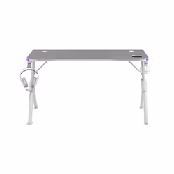 Mars Gaming MGD140RGBW bureau d'ordinateur Gris, Blanc