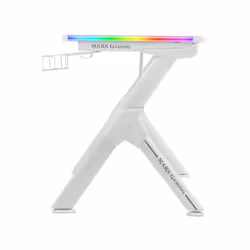 Mars Gaming MGD140RGBW bureau d'ordinateur Gris, Blanc - Vue supplémentaire 4