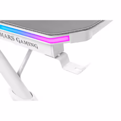Mars Gaming MGD140RGBW bureau d'ordinateur Gris, Blanc - Vue supplémentaire 6