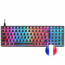 Mars Gaming MKULTRA, 96%, USB, Clavier mécanique, AZERTY, LED RGB, Noir