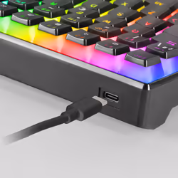 Mars Gaming MKULTRA clavier USB AZERTY Français Noir - Vue supplémentaire 4