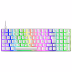 Mars Gaming MKULTRA, USB, Clavier mécanique, LED RGB, Blanc