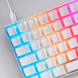Mars Gaming MKULTRA clavier USB Portuguais Blanc