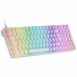 Mars Gaming MKULTRA clavier USB AZERTY Français Blanc - Vue supplémentaire 5