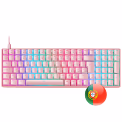Mars Gaming MKULTRA, USB, Clavier mécanique, LED RGB, Rose