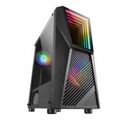 Mars Gaming MC777, PC, Noir, ATX, micro ATX, Mini-ITX, Bleu, Vert, Rouge, 15,8 cm, 31,8 cm