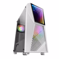 Mars Gaming MC777W, PC, Blanc, ATX, micro ATX, Mini-ITX, Bleu, Vert, Rouge, 15,8 cm, 31,8 cm