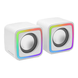 Mars Gaming MSCUBEW haut-parleur Blanc Avec fil 8 W