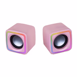 Mars Gaming MSCUBEP haut-parleur Rose Avec fil 8 W