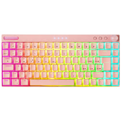 Mars Gaming MKCLOUDPRES clavier USB + Bluetooth Espagnole Rose
