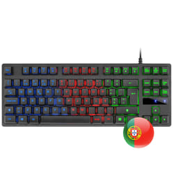 Mars Gaming MK02PT clavier USB Portuguais Noir