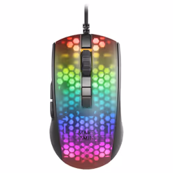Mars Gaming MMR, Droitier, Optique, USB Type-A, 12800 DPI, Noir