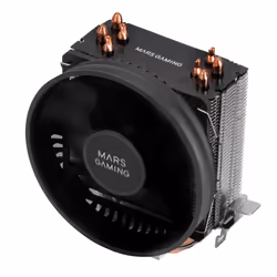 Mars Gaming MCPUBK système de refroidissement d’ordinateur Processeur Dissipateur thermique/Radiateur 11 cm Noir 1 pièce(s)