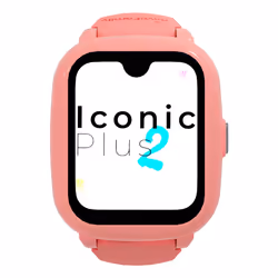 SaveFamily Iconic Plus 2 4,52 cm (1.78") 40 mm Numérique Écran tactile 4G Rose Wifi GPS (satellite)