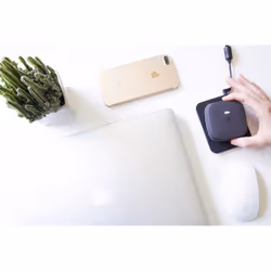 ZENS ZEPP03B/00 banque d'alimentation électrique 7800 mAh Recharge sans fil Noir, Argent