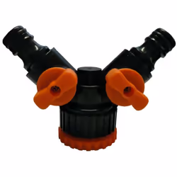 Adaptateur de robinet diviseur de tuyau d'arrosage à 2 voies Les caractéristiques: Produit de haute qualité. Convertit un seu ...
