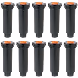 Rain Bird 1804 (Pack x 10) Diffuseur escamotable avec joint d'étanchéité co-moulé et intégré au couvercle pour offrir une rés ...