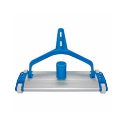 Nettoyeur de piscine avec socle en aluminium pour le nettoyage manuel du fond des piscines, pince 450 mm borne 2''