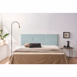 'Tête de lit en tissu avec double couture qui donne une touche à la fois moderne urbaine à votre chambre. Elle fait partie de ...