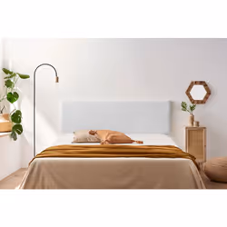 'C''est une tête de lit au tissu sobre donnera une touche minimaliste à votre chambre. Elle fait partie de la collection Elem ...