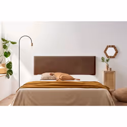 Moonia - Tête de Lit Tapisée nova Simili cuir 130x50x5 cm
