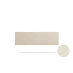 Moonia ALTEA Simili cuir Tête de lit - Blanc Cassé