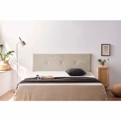 Moonia - Tête de Lit Tapisée napoli Aqualine 160x50x5 cm