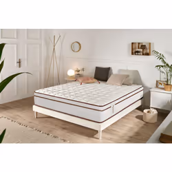 Le matelas Hybrid possède des Multizones différenciées sans aucun points de pression, ce qui favorise un sommeil réparateur e ...