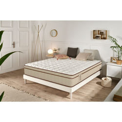 Matelas Ressorts Ensachés Hybrid Brun 25 cm - 160X200 cm Moonia