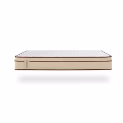 Matelas Hybrid Brun 90x190 cm- Ressorts + mémoire de forme - Haute adaptabilité - Épaisseur 27 cm- Moonia