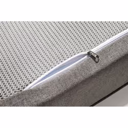 MATELAS MAX ONE ORTHOPEDIQUE DEHOUSSABLE MULTIZONE, 20 cm, 150 x 190 cm , Moonia