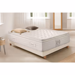 Le matelas King Premier Multizone dispose de 12 zones de repos totalement anti-stress grâce au viscoélastique qui empêche l’e ...