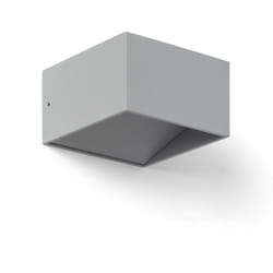 Applique Murale led Aluminium Lico 6W Éclairage Double Face Grise Claire 3000K Blanc chaud