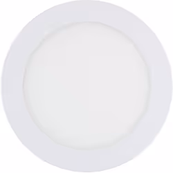 La Dalle LED Ronde Extra-Plate 12W a un design innovant et moderne avec une finition en aluminium laqué blanc. Les 960 lumens ...