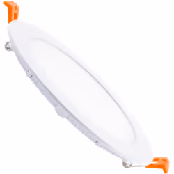 La Dalle LED Ronde Extra-Plate 12W a un design innovant et moderne avec une finition en aluminium laqué blanc. Les 960 lumens ...