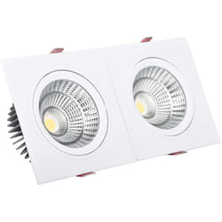Efectoled - Spot Downlight led 20W Rectangulaire Madison Coupe 205x90 mm 3000K Blanc chaud