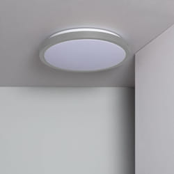 Efectoled - Plafonnier led Rond 19W cct Sélectionnable Faina Ø400 mm Gris