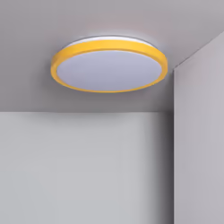 Le Plafonnier LED Rond 19W CCT Sélectionnable Faina Ø400 mm est largement utilisé dans tous types de pièces et il est extrême ...