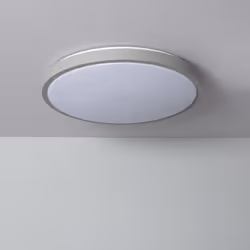 Le Plafonnier LED Rond Métal 24W CCT Sélectionnable Bari Ø500 mm est largement utilisé dans tous types de pièces et il est ex ...