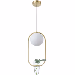 La Suspension Métal et Verre Moonlight Puncak combine un design unique et élégant avec des finitions de grande qualité . Ce t ...