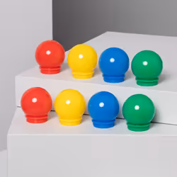 Le Remplacement Boules pour Guirlande Multicolore 8 Unités est un pack de 8 boules de remplacement pour les guirlandes suivan ...