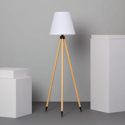 Efectoled - Lampadaire led Extérieur Solaire Métal rgb Kefre avec Batterie usb Rechargeable Jaune Sable