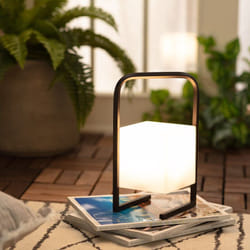 Efectoled - Lampe à Poser led Portative Extérieure 2.5W Tiber avec Batterie Rechargeable usb Noir