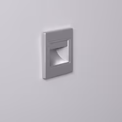 La Balise LED Extérieure 1.5W Encastrable au Mur Randy Grise est la solution idéale pour le balisage de couloirs et escaliers ...