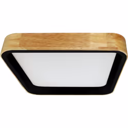 Le Plafonnier LED 15W Carré Bois 370x370 mm CCT Sélectionnable Dari est largement utilisé dans tous types de pièces et il est ...