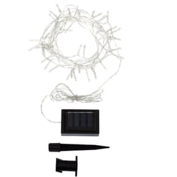 Guirlande led Extérieure Solaire Lilas 5m 3000K Blanc chaud
