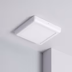 Le Plafonnier LED Carré Métal 18W Design White 225x225 mm a un design moderne et fonctionnel qui s'adapte à tous les styles d ...