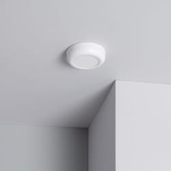 Efectoled - Plafonnier led Rond Métal Design White 6W Ø125 mm 6000K Blanc froid