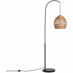 Le Lampadaire Métal et Papier Tressé Beyawo combine un design unique et élégant avec des finitions de grande qualité . Ce typ ...