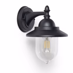 La Lampe Murale Extérieure Métal Klasik est sans aucun doute, un élément hautement décoratif et versatile qui s'adapte à n'im ...